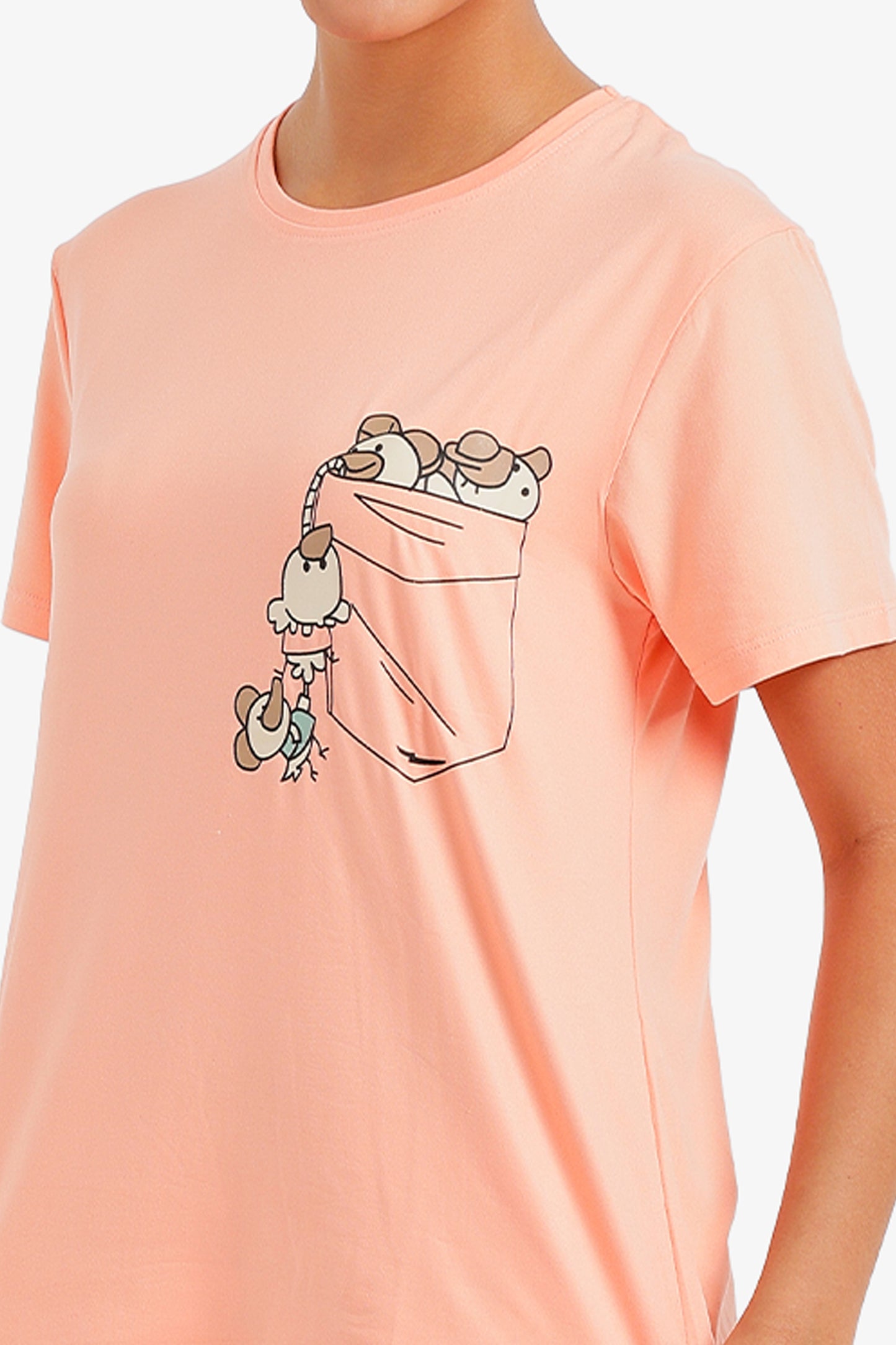 Graphic Capri Pyjama Set