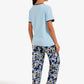 Floral Henley Pyjama Set