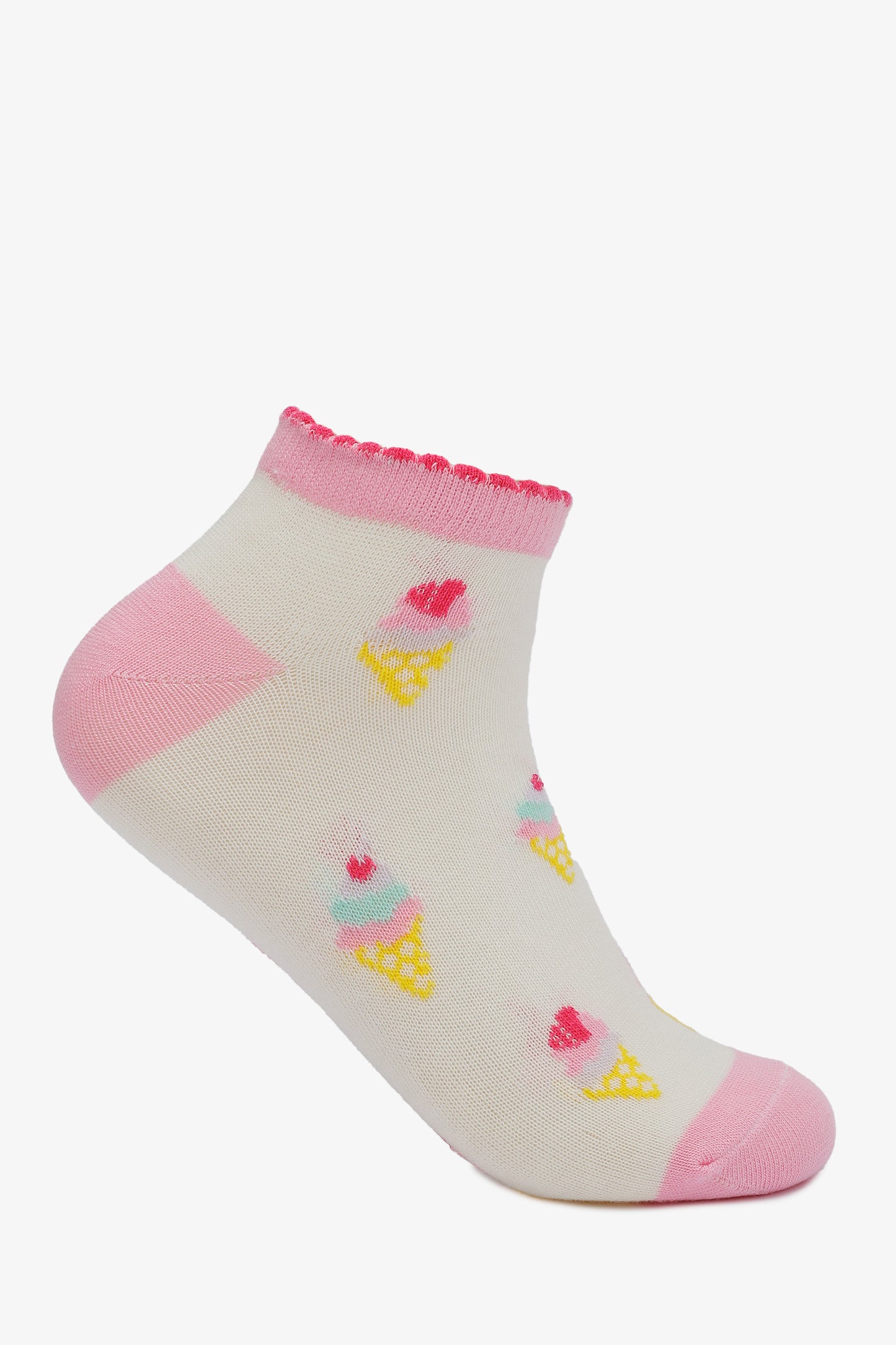 Girly Ice Cream Socks - 2 Pairs