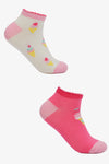 Girly Ice Cream Socks - 2 Pairs