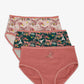 Pack of 3 Colored Brief Panties