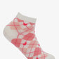 Heart High Ankle Socks - 2 Pairs