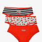 Pack of 3 Colored Bikini Panties