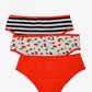 Pack of 3 Colored Bikini Panties