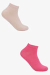 Girly Ankle Socks - 2 Pairs