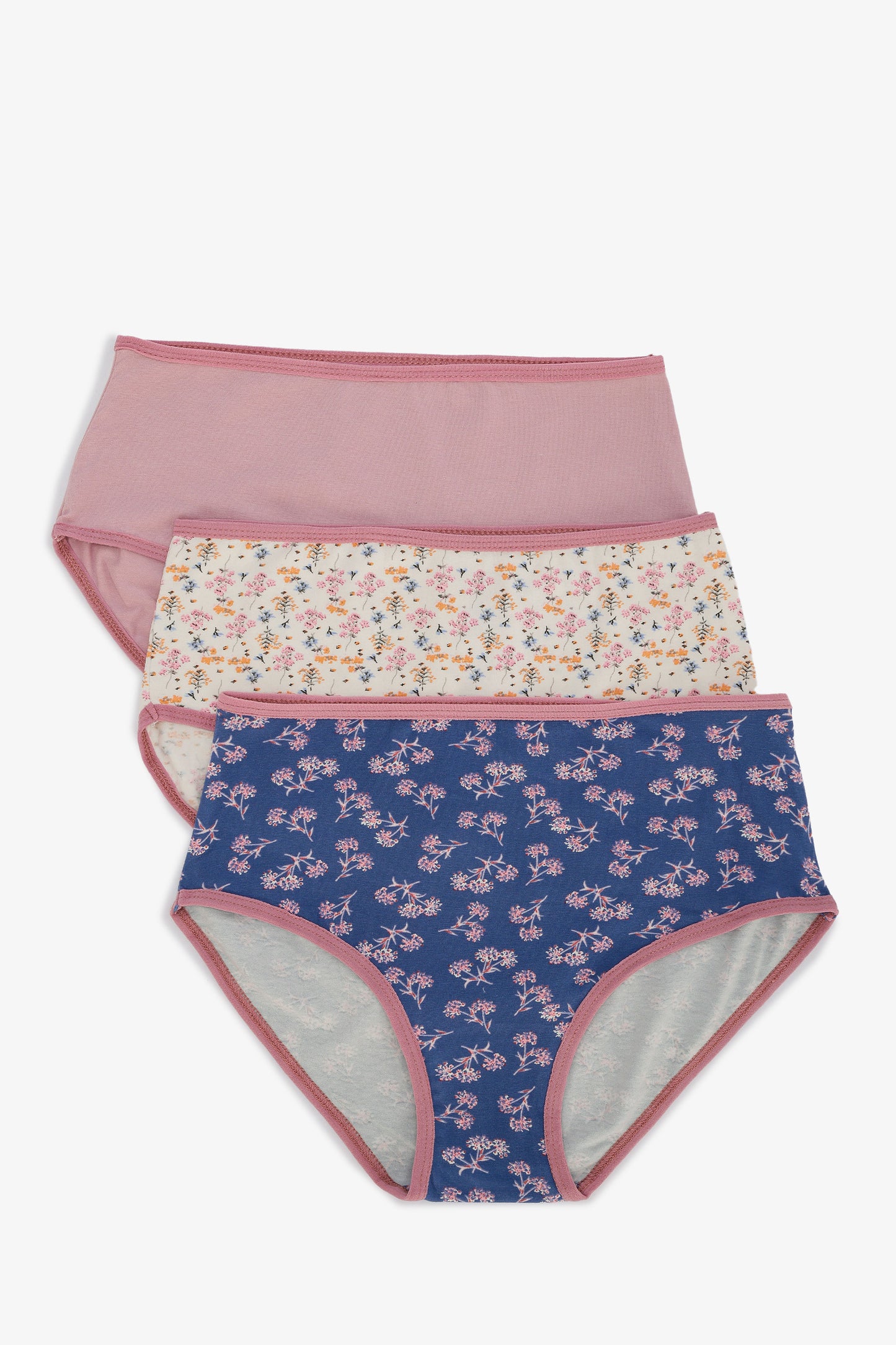 Pack of 3 Colored Brief Panty