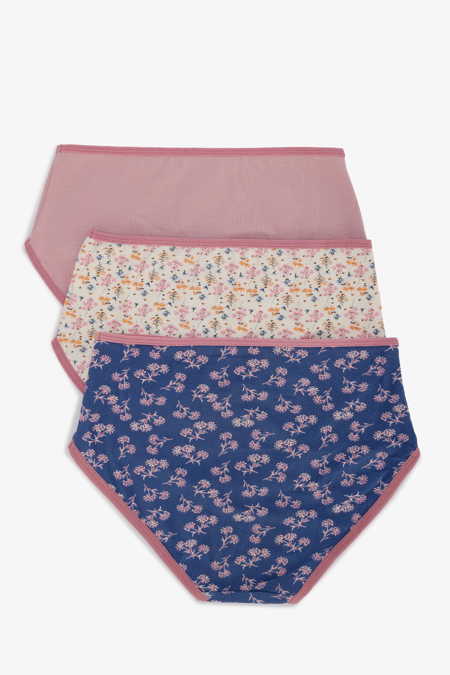 Pack of 3 Colored Brief Panty