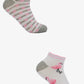 Girly Printed Socks - 2 Pairs