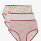 Pack of 3 Colored Brief Panties