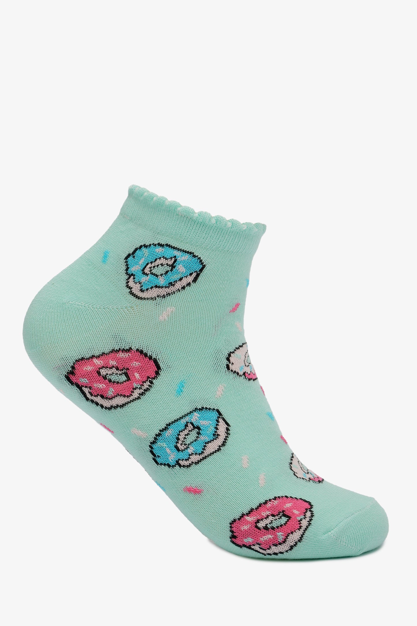 Girly Donut Socks - 2 Pairs