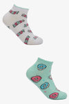 Girly Donut Socks - 2 Pairs