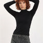 Long Sleeve High Neck Top