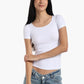 توب أساسي بأكمام قصيرة