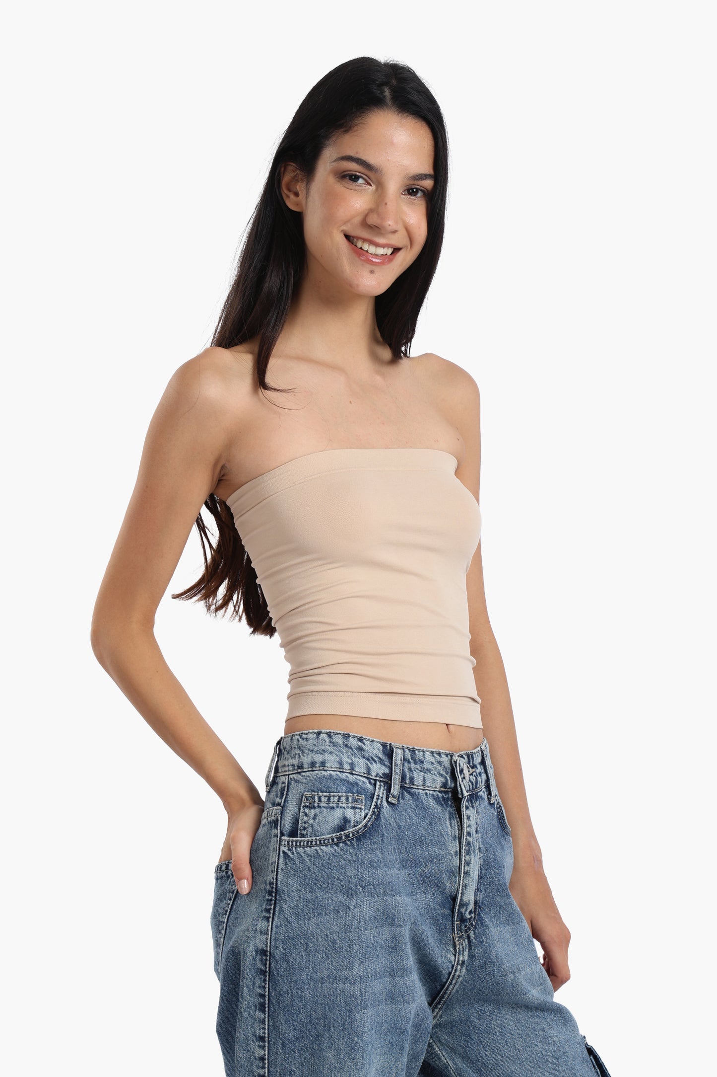Strapless Seamless Tube Top