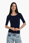Short Sleeve Basic Top