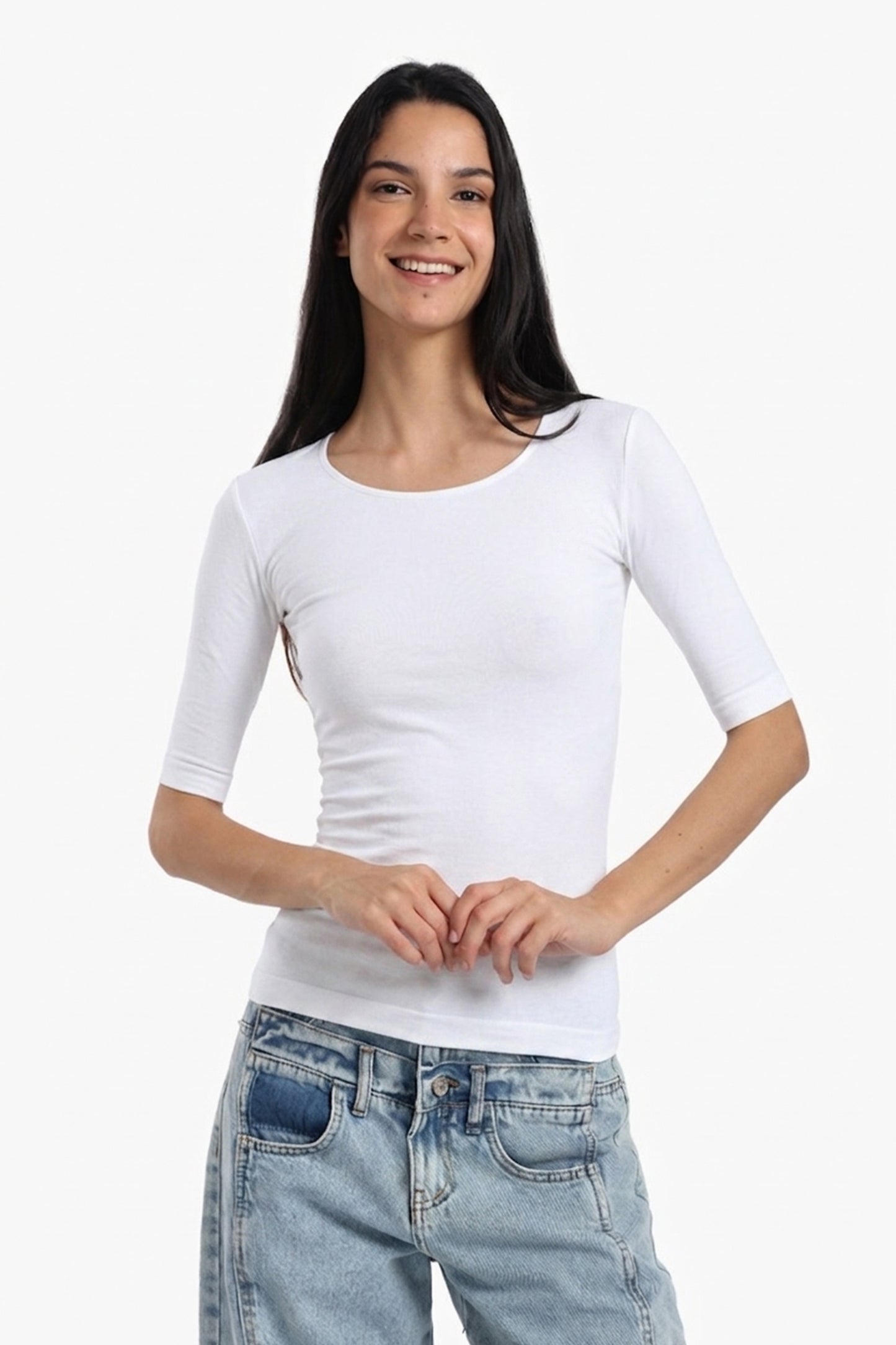 Short Sleeve Basic Top