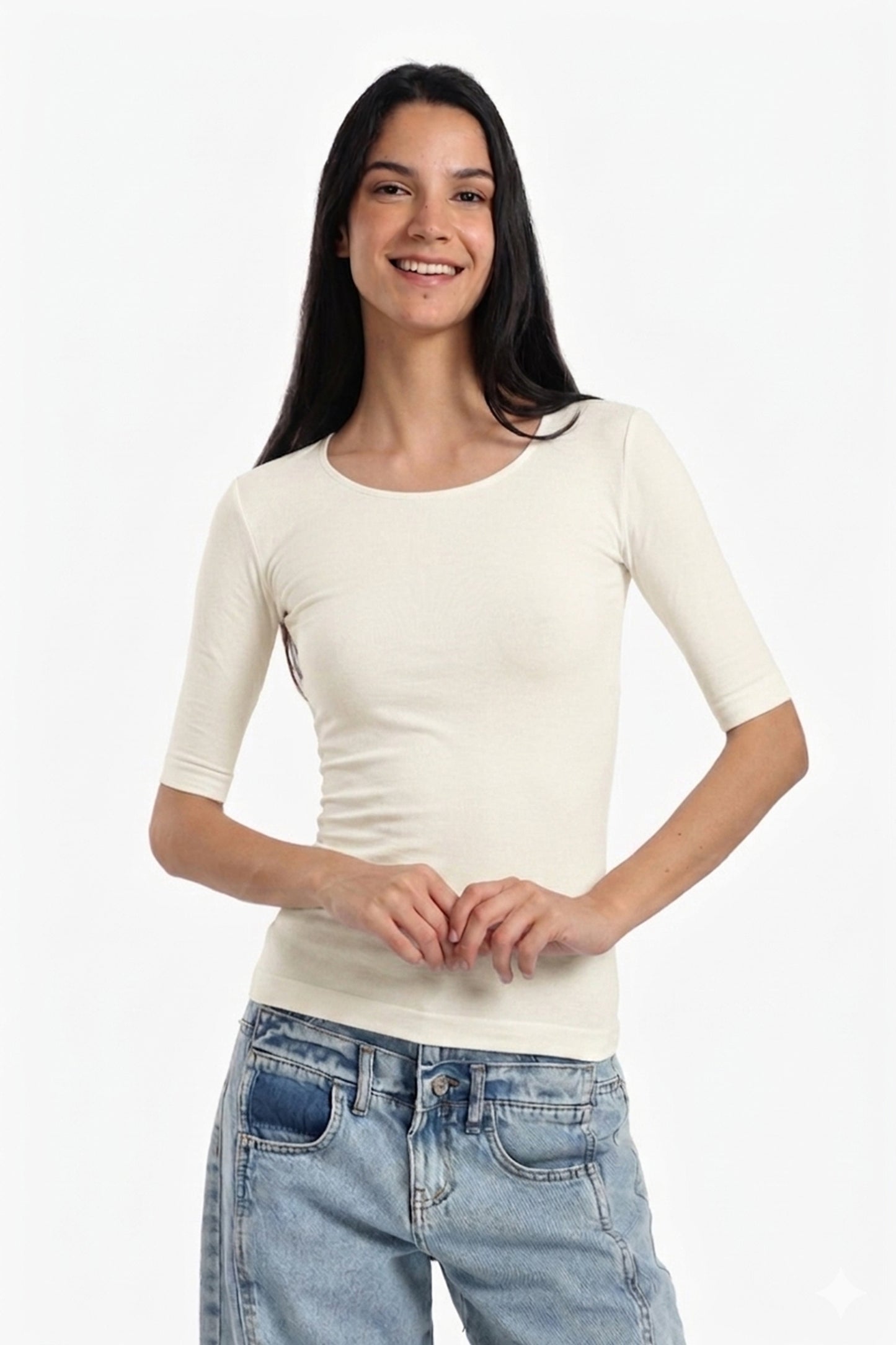 Short Sleeve Basic Top