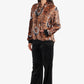Tiger Print Velvet Pyjama Set
