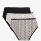 Pack of 3 Colored Brief Panties