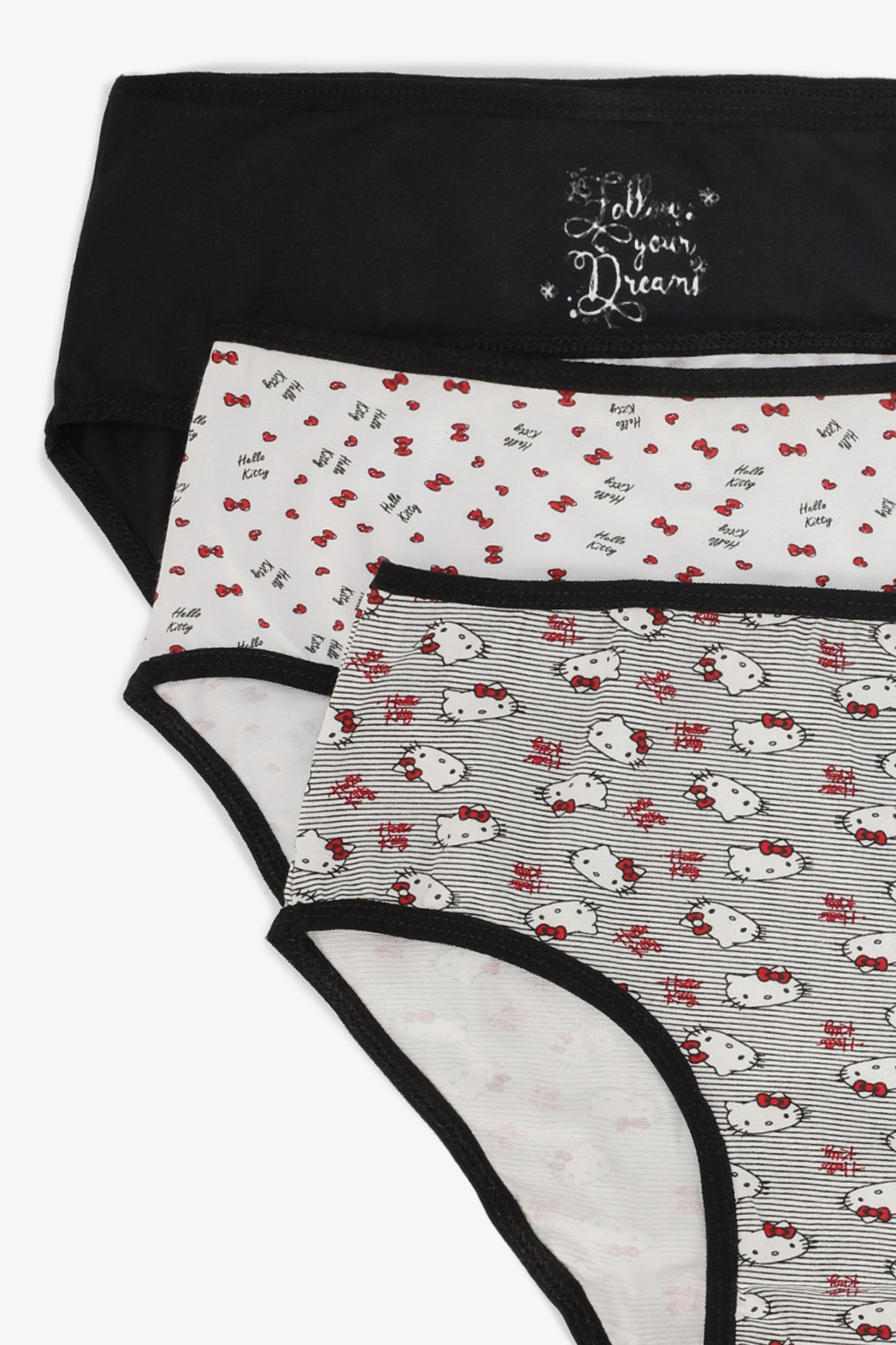 Pack of 3 Colored Brief Panties