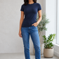 Round Neck Slim Top