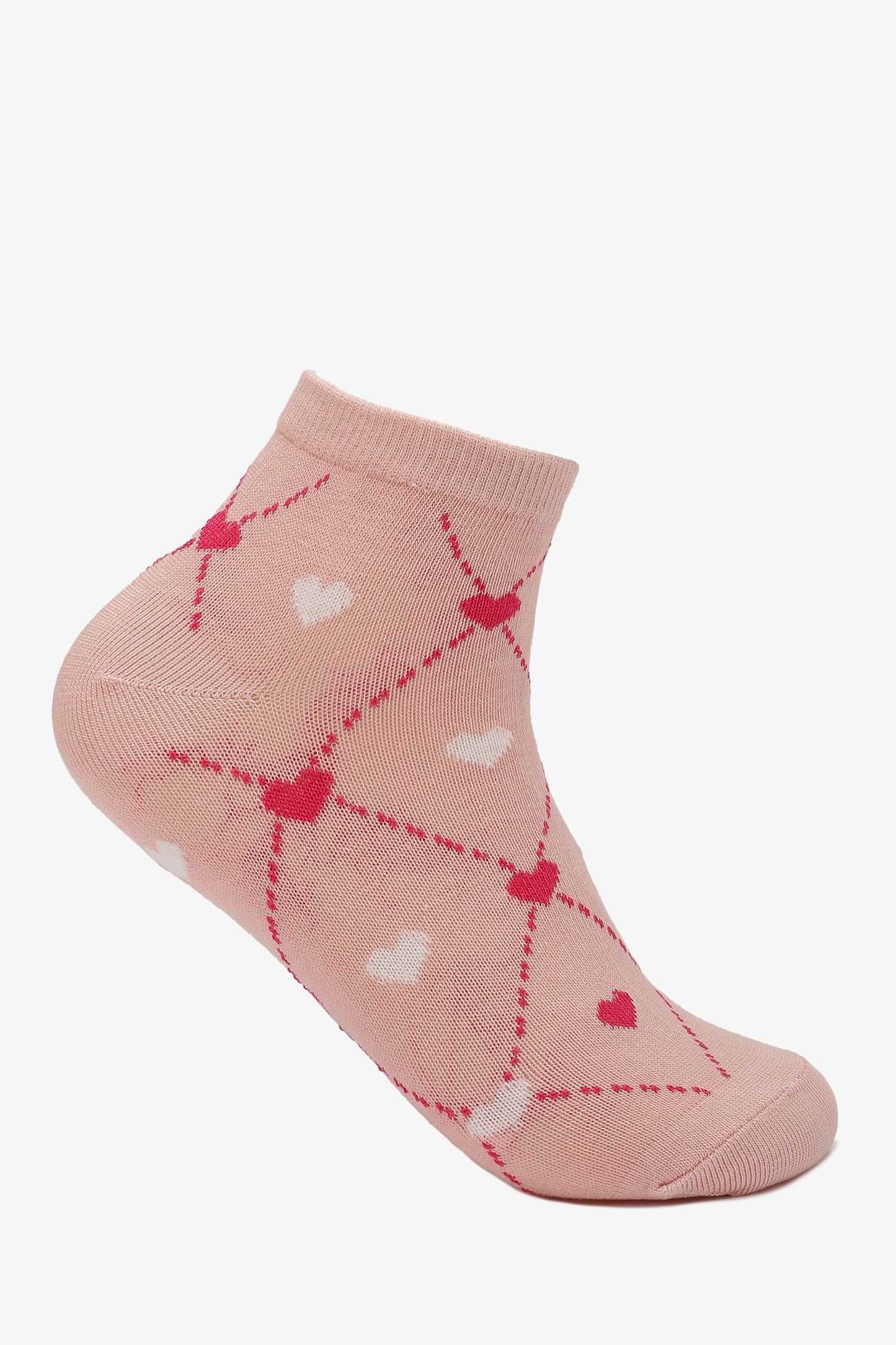 شرابات بطبعة قلوب – زوجين