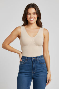 Sleeveless Body Shaper Top