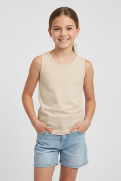 تانك توب جيرلي بدون أكمام