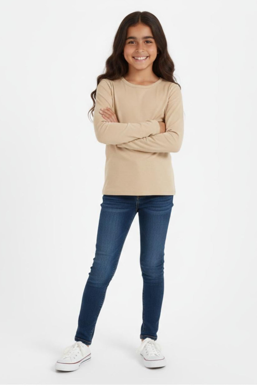 توب جيرلي بأكمام طويلة