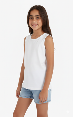 تانك توب جيرلي بدون أكمام