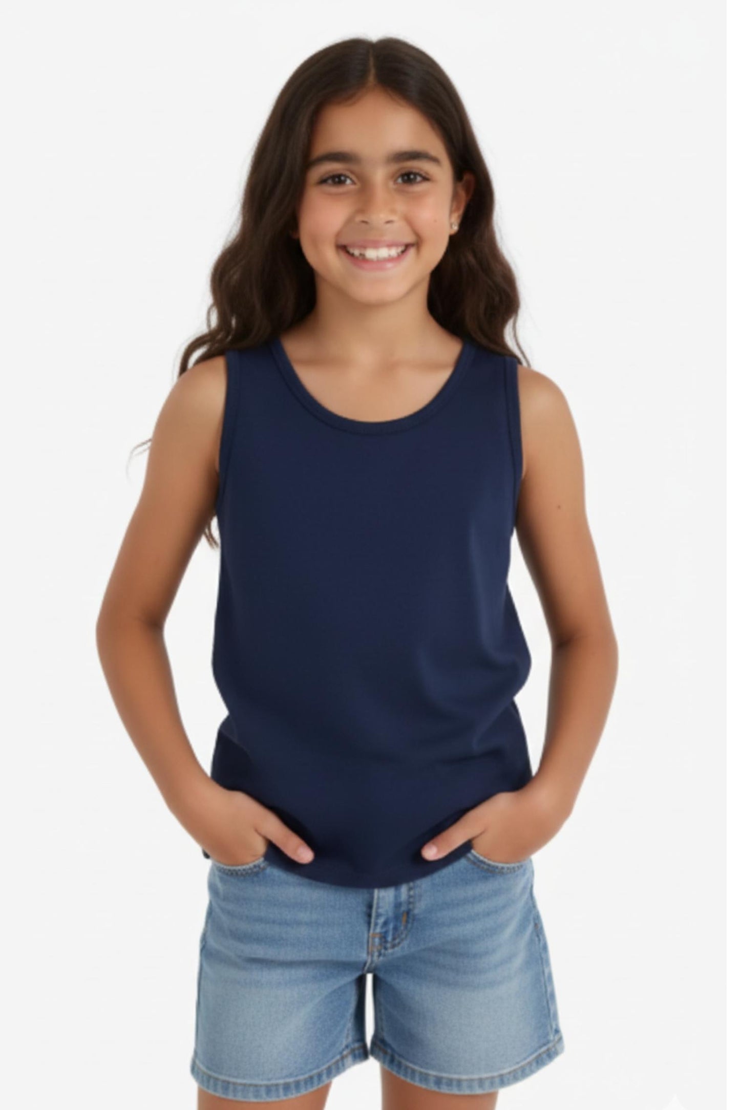 تانك توب جيرلي بدون أكمام