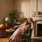 Animal-Print Maxi Robe