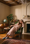Animal-Print Maxi Robe