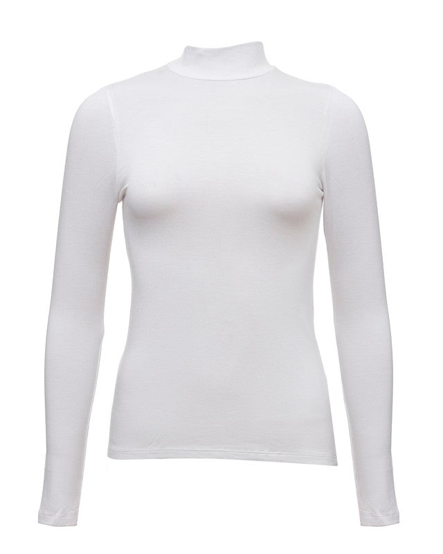 توب بياقة عالية و أكمام طويلة