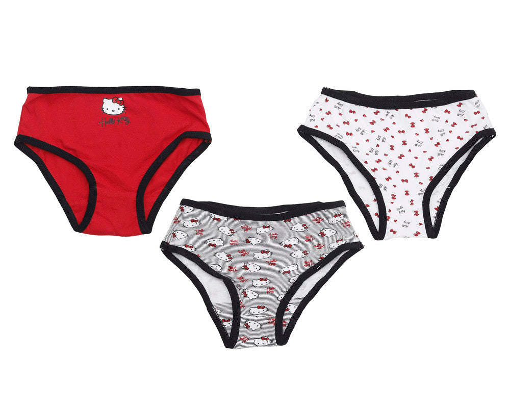 Pack of 3 Girly Brief Panties