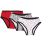 Pack of 3 Girly Brief Panties