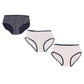 Pack of 3 Colored Brief Panties