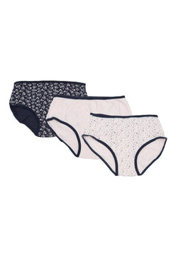Pack of 3 Colored Brief Panties