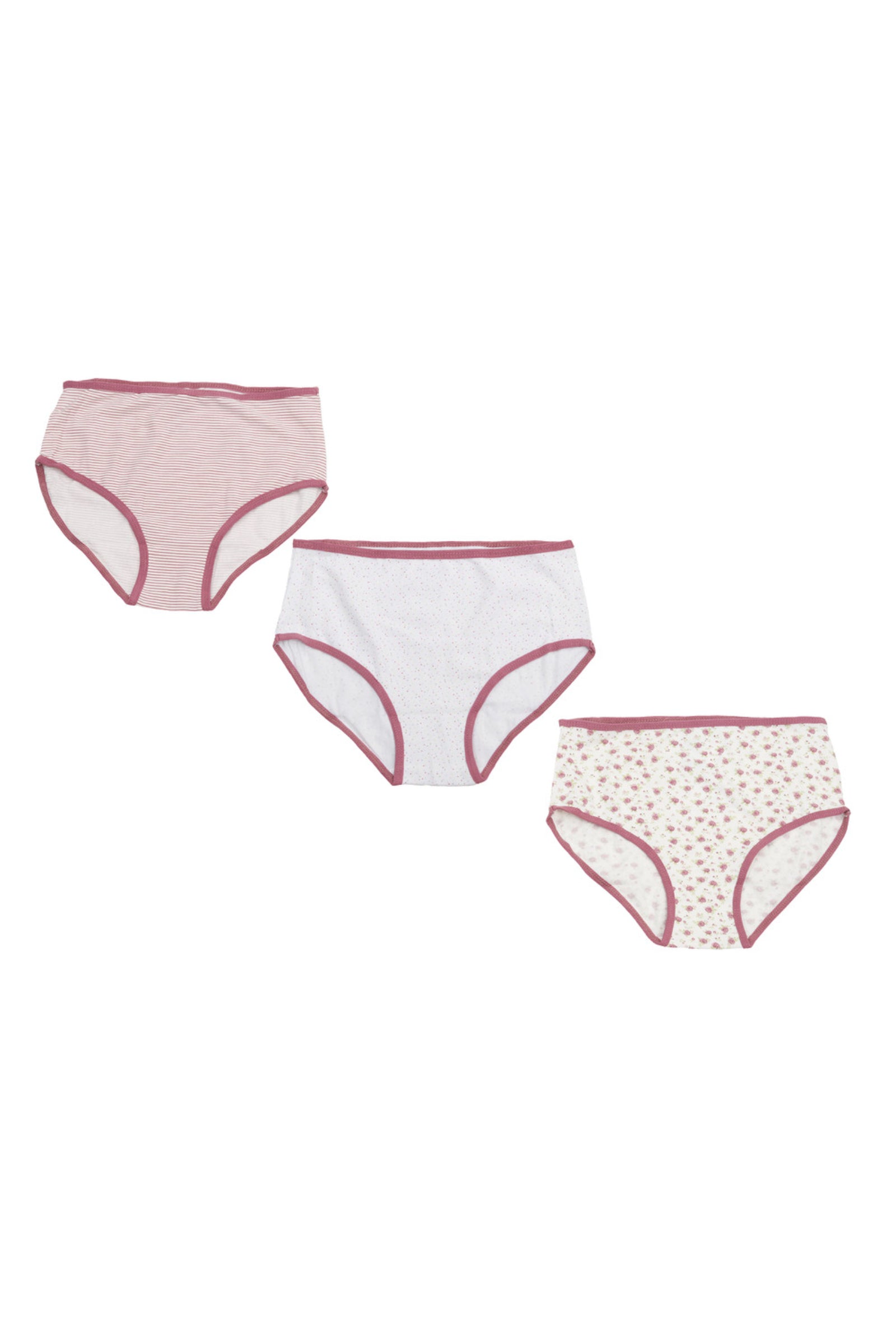 Pack of 3 Colored Brief Panties