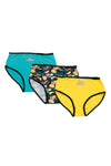 Pack of 3 Colored Brief Panties