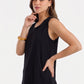 Sleeveless Crew Neck Top