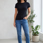 Round Neck Slim Top