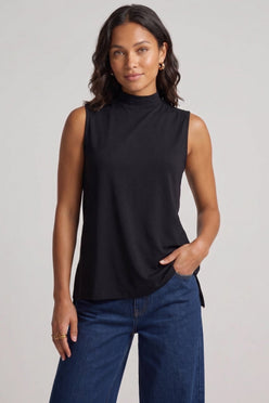 High Neck Sleeveless Top