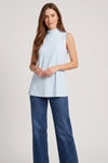 High Neck Sleeveless Top