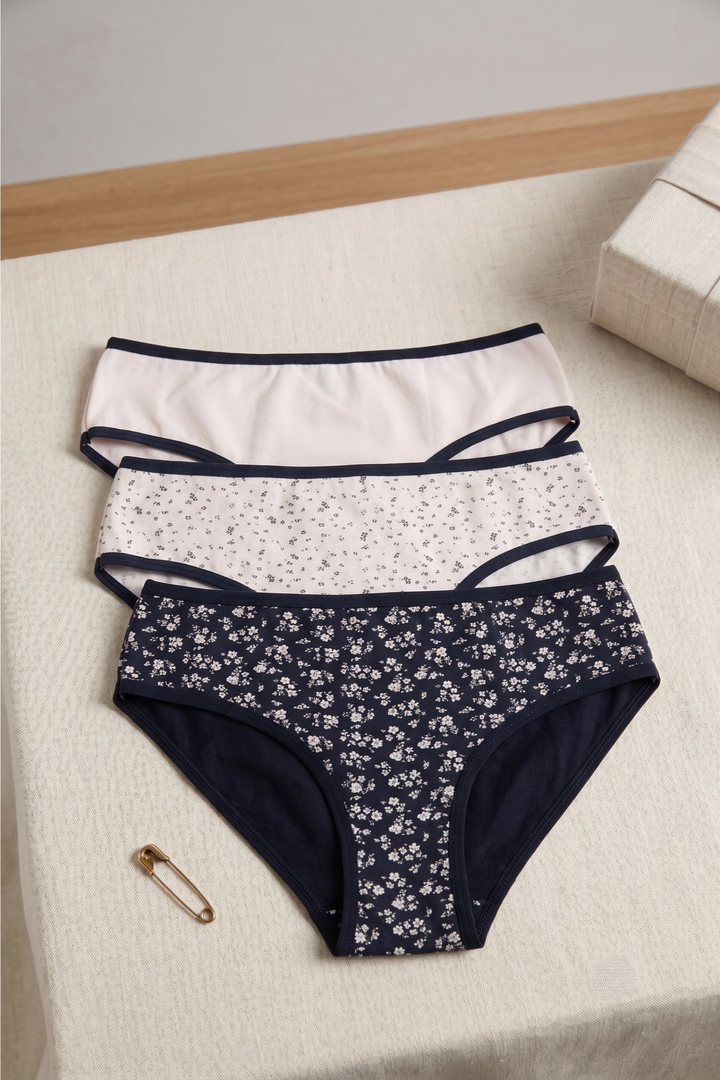 Pack of 3 Colored Bikini Panties