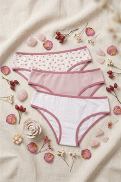 Pack of 3 Colored Bikini Panties