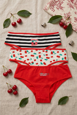 Pack of 3 Colored Bikini Panties