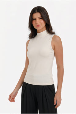 Slim-Fit Sleeveless Top