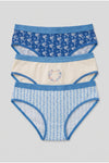 Pack of 3 Colored Brief Panties