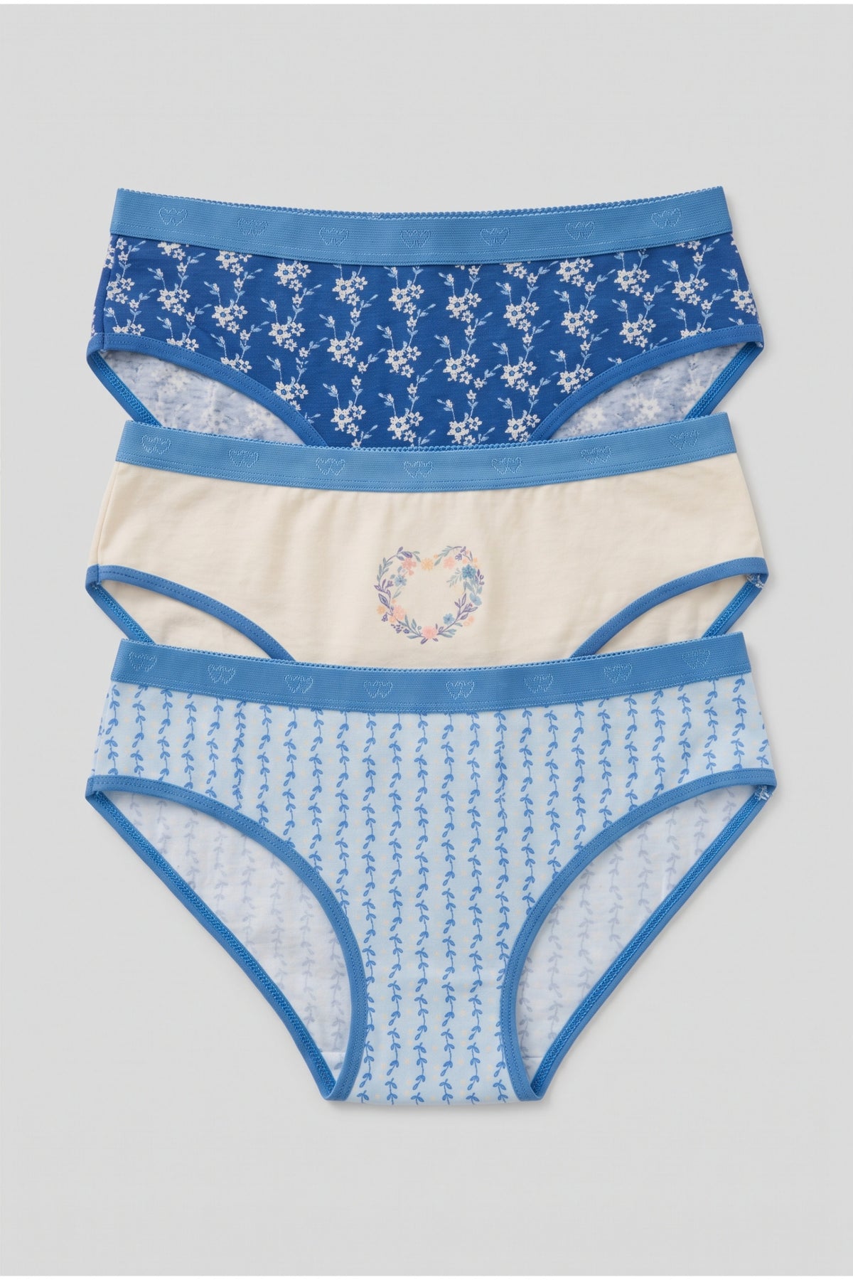 Pack of 3 Colored Brief Panties